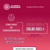 Concurso de Conocimientos Virtuales 2021-I